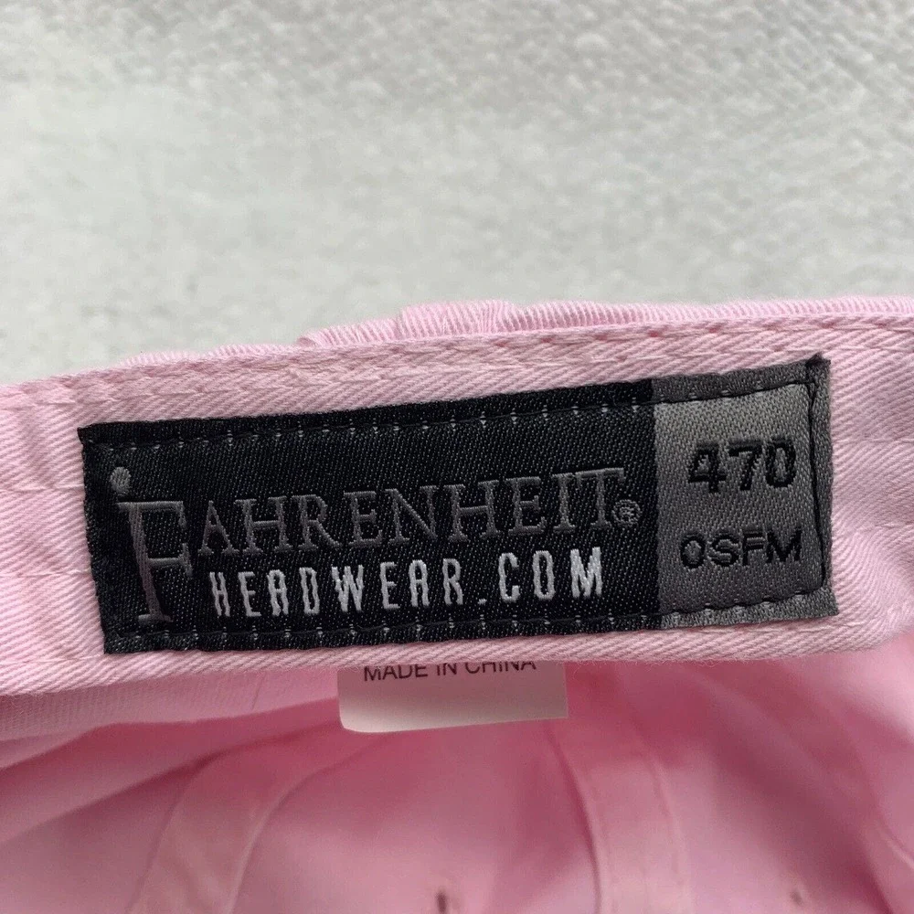 Morris Island Lighthouse Hat Cap‎ Womens OSFM Pink Save The Light South Carolina